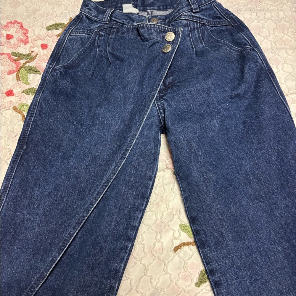 Vintage Rocky Mountain Women's Blue Jeans Sz 7 Waist 24 to 25 in Inseam 32 in
